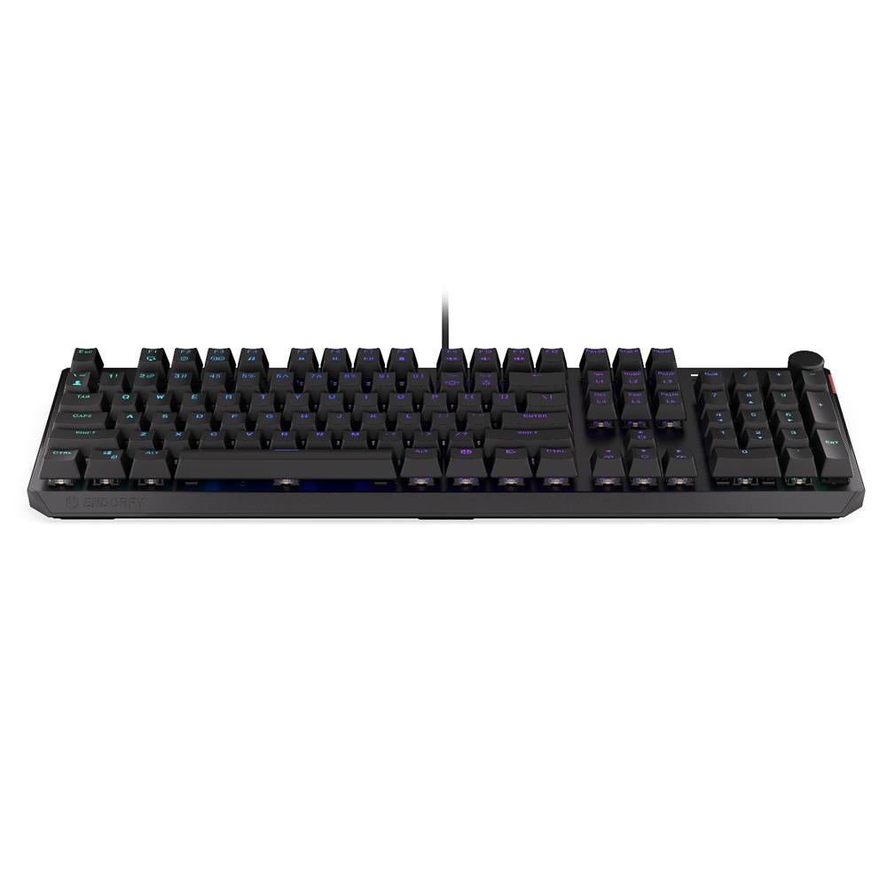 ENDORFY EY5A121 - Tastatur (Eng. Layout, QWERTY) Thock Kailh BL, Beleuchtet, Schwarz