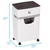 HP OneShred 15CC Aktenvernichter P4 Cross Cut 15 Blatt 20 Liter