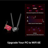 TP-Link Archer TXE75E AXE5400 WiFi 6E PCIe Adapter Bluetooth 5.2 Tri Band