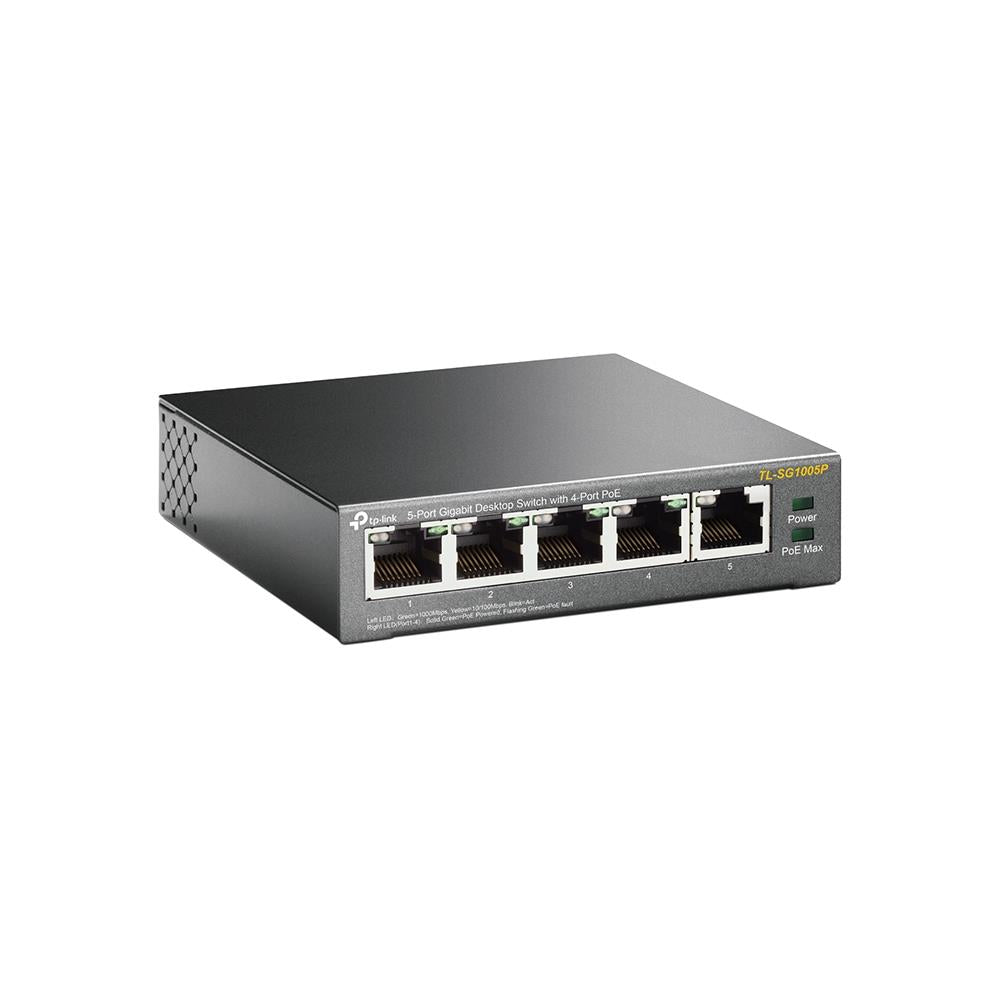 TP-Link TL-SG1005P 5-Port Gigabit Desktop Switch 4-PoE