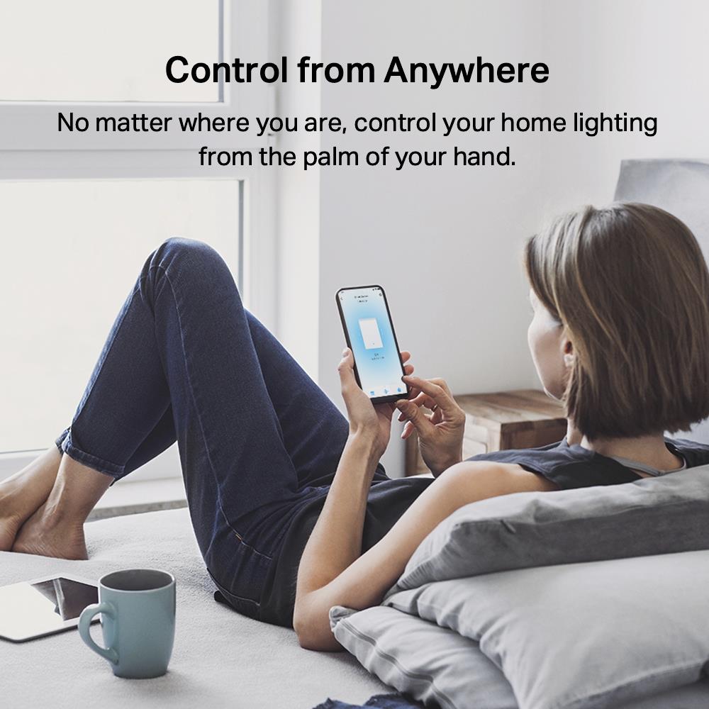 TP-Link Tapo S210 Smart Lichtschalter 1 Gang 1 Weg App Steuerung Hub nötig