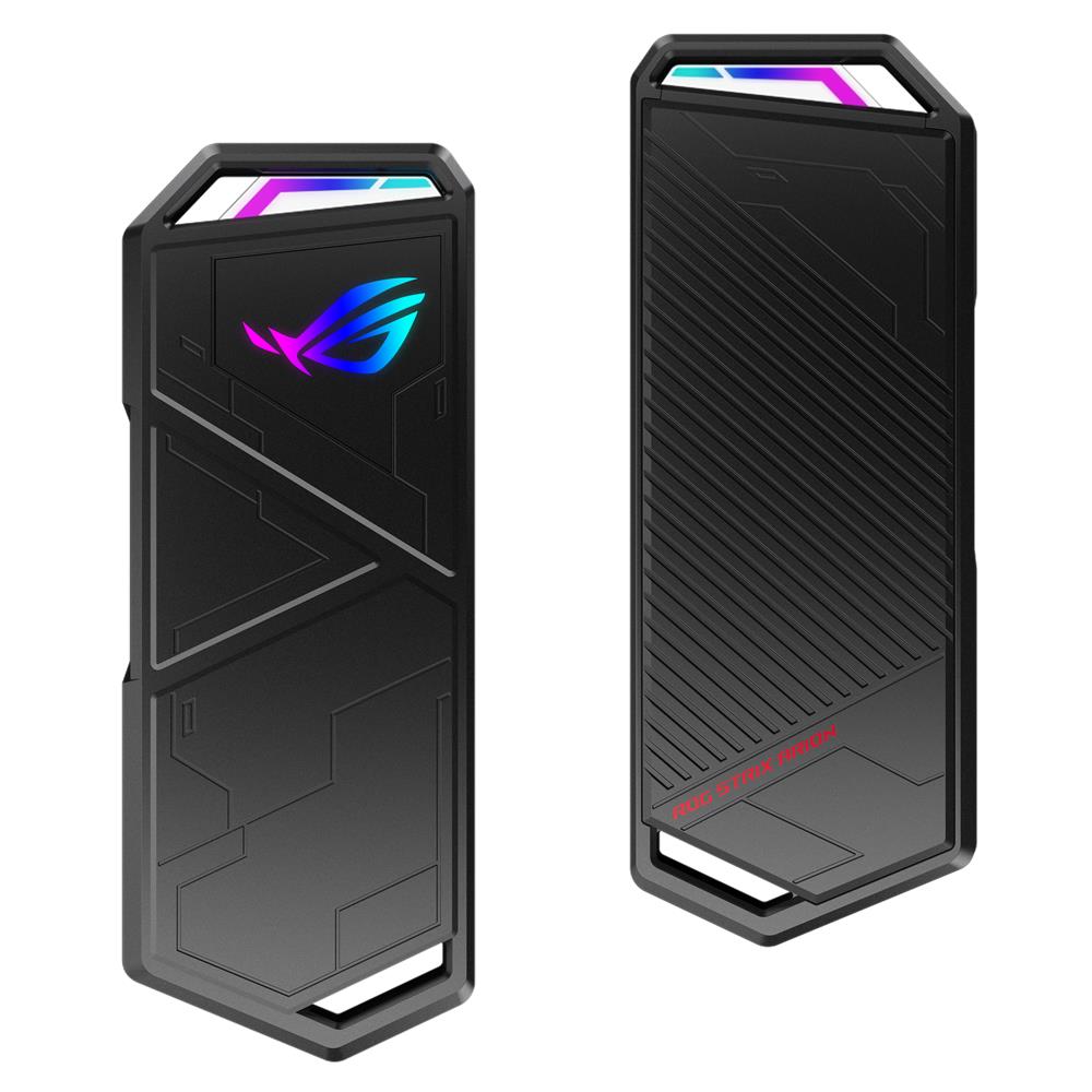 ASUS ROG Strix Arion M.2 NVMe-SSD-Gehäuse USB 3.2 Typ-C 2x Kabel USB-C>C USB-C>A mit Wärmeleitpads