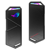 ASUS ROG Strix Arion M.2 NVMe-SSD-Gehäuse USB 3.2 Typ-C 2x Kabel USB-C>C USB-C>A mit Wärmeleitpads