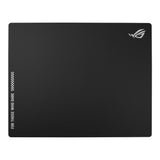 ASUS ROG Moonstone Ace L Black Gaming-Mauspad (gehärtetes Glas, rutschfest, 500 x 400 mm, schwarz)