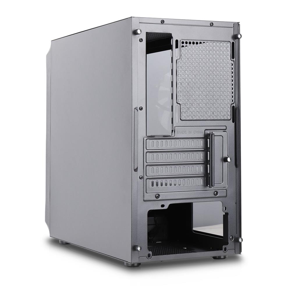 Silentware Air 10 Black – Kompaktes mATX PC-Gehäuse mit Mesh-Front & Glas-Seitenfenster