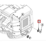 Nilfisk Original 56507848 Grommnet Tail Light Rücklichtdichtung