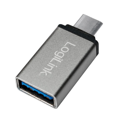 LogiLink USB-C Adapter auf USB 3.0 Buchse Alu silber