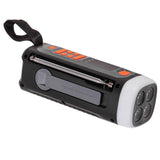 Adler AD 1920 Notfallradio Schwarz Solar Kurbel 4500mAh Bluetooth Taschenlampe