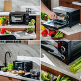 Adler AD 6032 Elektro-Backofen 9L schwarz – Kompakt & praktisch für kleine Küchen