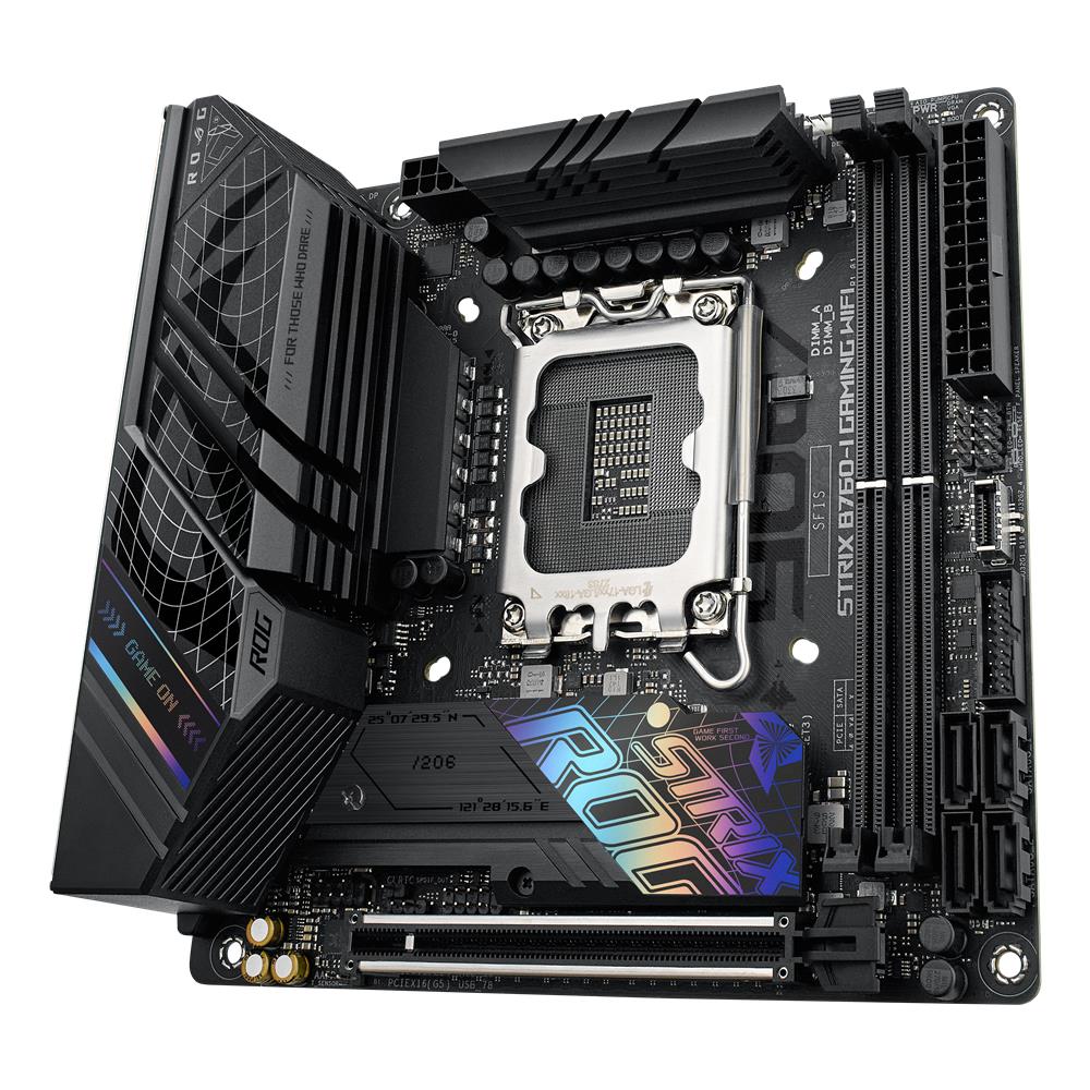 ASUS ROG STRIX B760-I GAMING WIFI Mainboard Sockel Intel LGA 1700 Mini ITX DDR5 WiFi 6E PCIe M.2