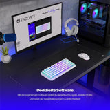 ENDORFY Thock 75 Prozent Wireless Tastatur DE Layout Kailh Box Black Weiß