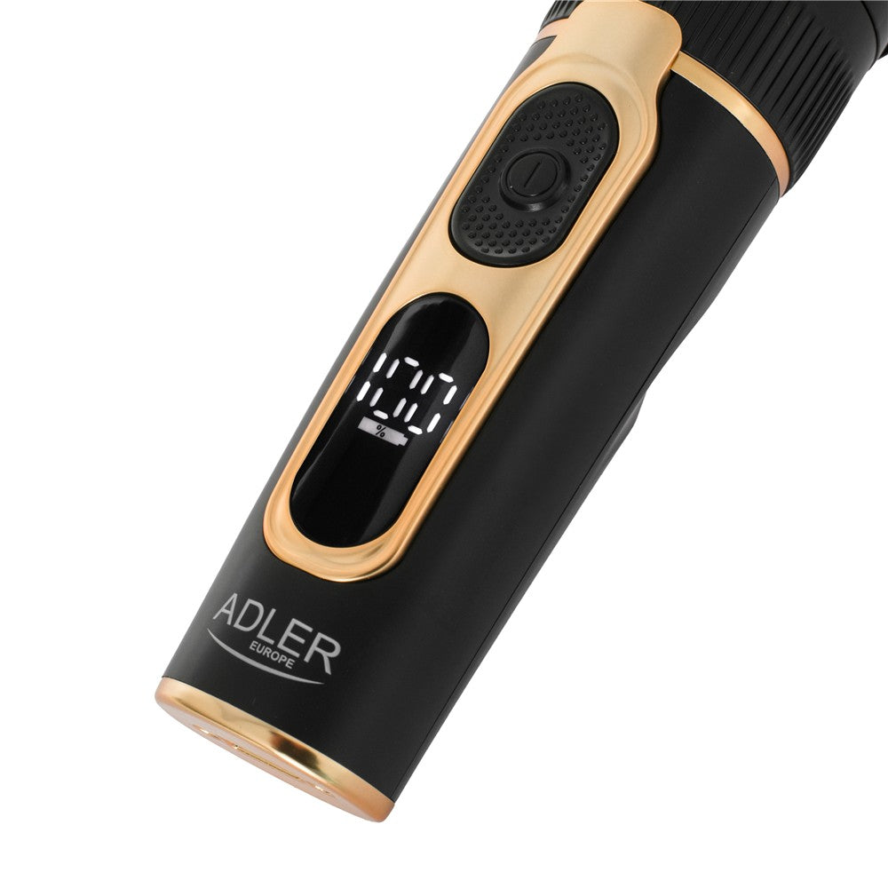 Adler AD 2849 Tierhaarschneider Set für Hunde und Katzen mit Akku, LED-Display, 0,8-20 mm Schnittlänge