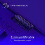 ENDORFY Omnis (schwarz, DE-Layout, Kailh RGB Red), Tastatur, Beleuchtet, Kabellos, Handauflage