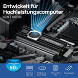 GRAUGEAR Heatpipe Kühler für M.2 2280 SSD