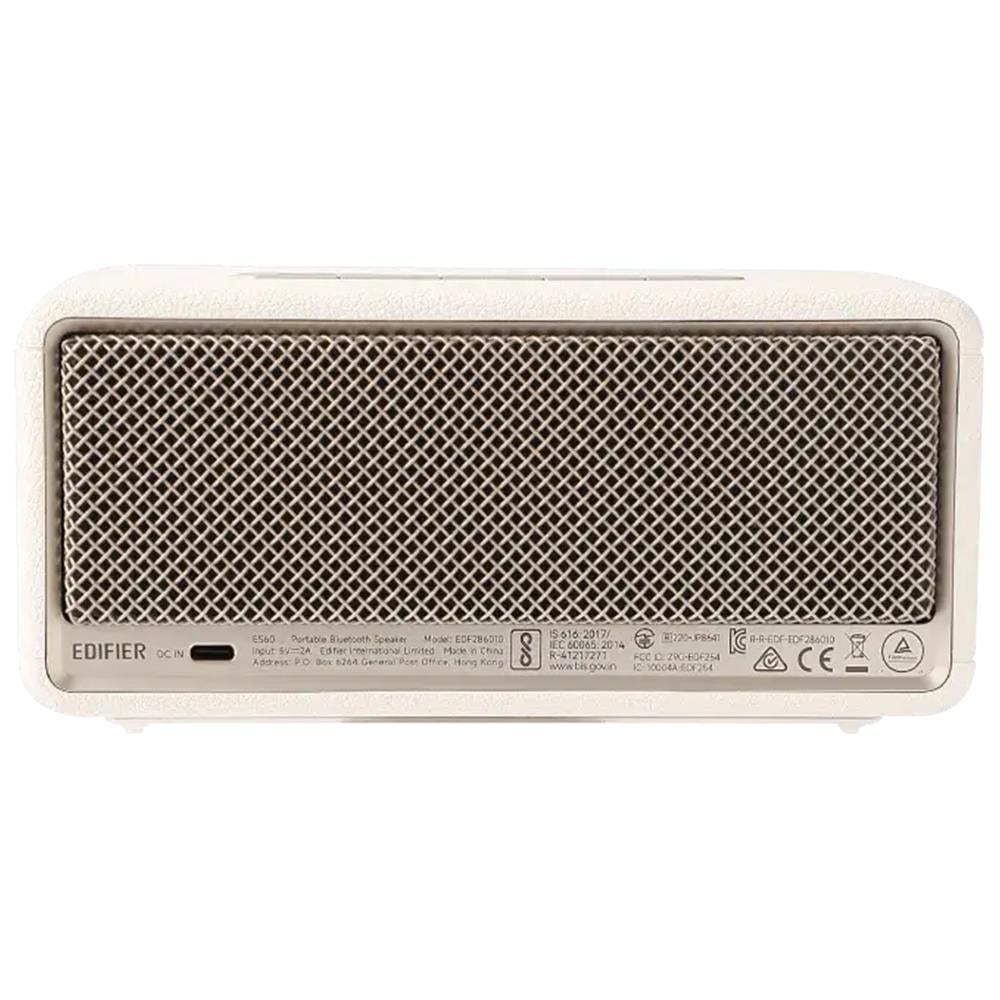 Edifier ES60 Bluetooth Lautsprecher, Creme - Ambientebeleuchtung, bis zu 9h Akku, IP66 wasserfest & staubdicht
