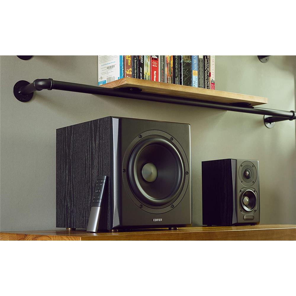 Edifier S351DB 2.1 Home-Entertainment-System (150 Watt) mit Bluetooth 5.0 (aptX), Schwarz