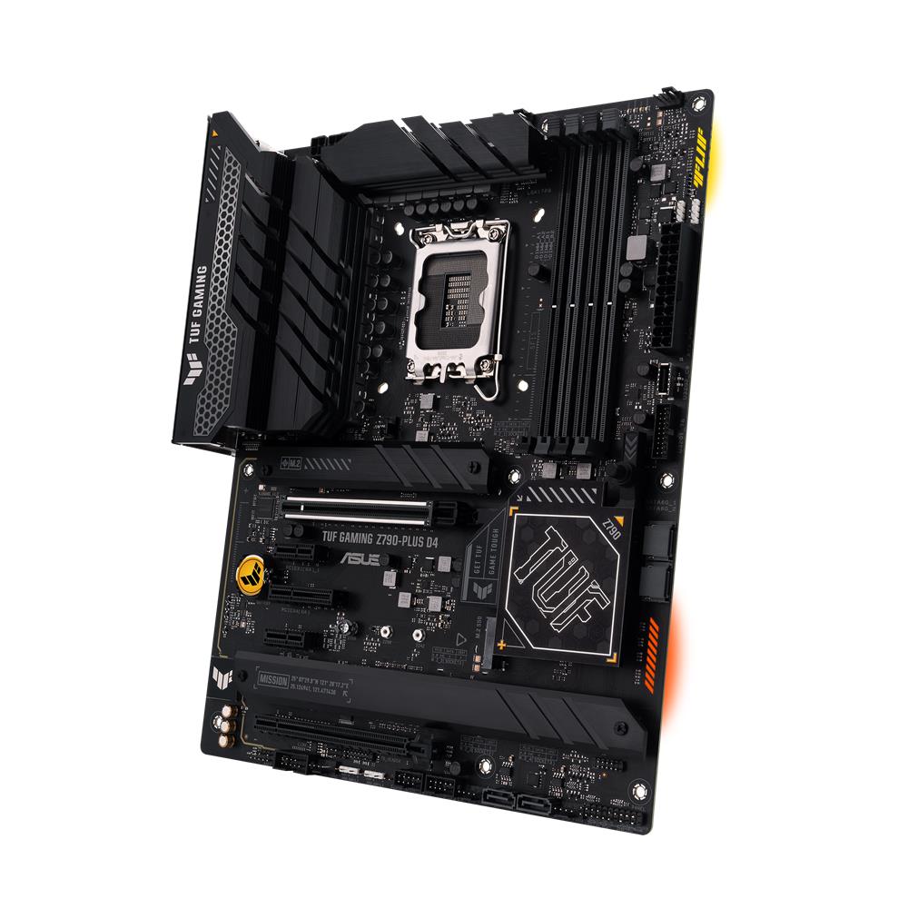 ASUS TUF Gaming Z790-Plus D4 Mainboard Sockel Intel LGA1700 ATX PCIe 5.0 DDR4 M.2 HDMI DP WiFi 6