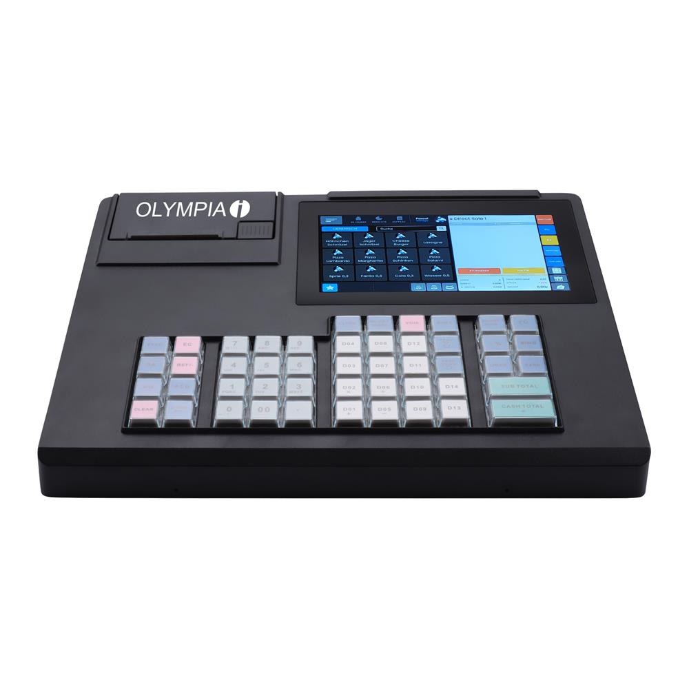 Olympia Registrierkasse K200 Kassensystem mit Drucker Schwarz