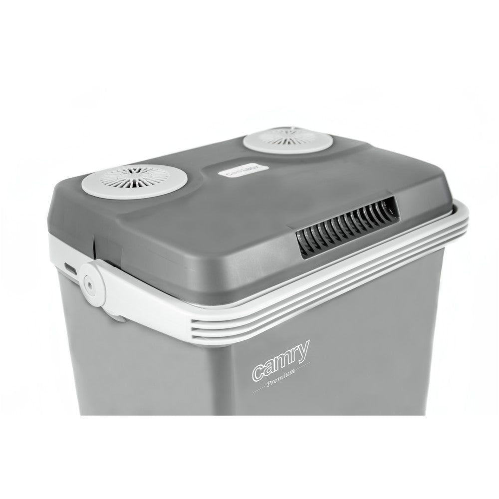 Camry CR 8082 Elektrische Kühlbox, 25 l, 12V/230V, Kühl- und Warmhaltefunktion, tragbar für Camping und Auto