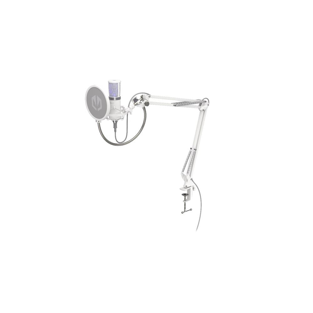 ENDORFY Solum Streaming Onyx White USB Mikrofon mit Anti Shock Montage