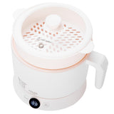 Adler AD 6422 Multikocher 1,0 L, 800 W, 4 Kochmodi, LED-Touch-Display, Warmhaltefunktion bis 12 Std., Dampfgaraufsatz, Glasdeckel, Antihaftbeschichtung
