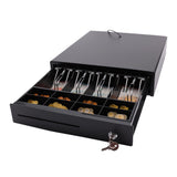 Olympia Kassenschublade SD 335C Kunststoff Geldlade Kassenlade Münzfächer Scheinfächer schwarz
