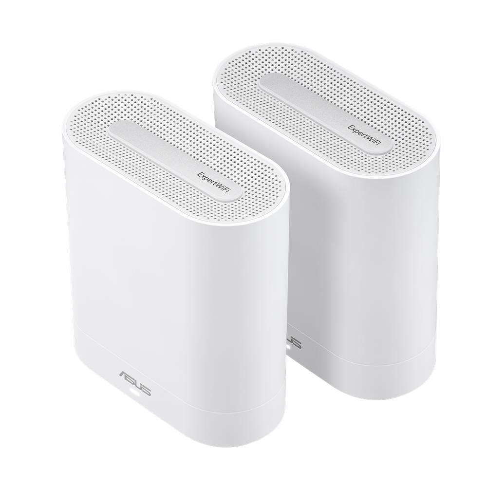 ASUS ExpertWifi EBM68 Tri-Band WiFi 6 Router Mesh System 2er Set, geeignet für Unternehmen