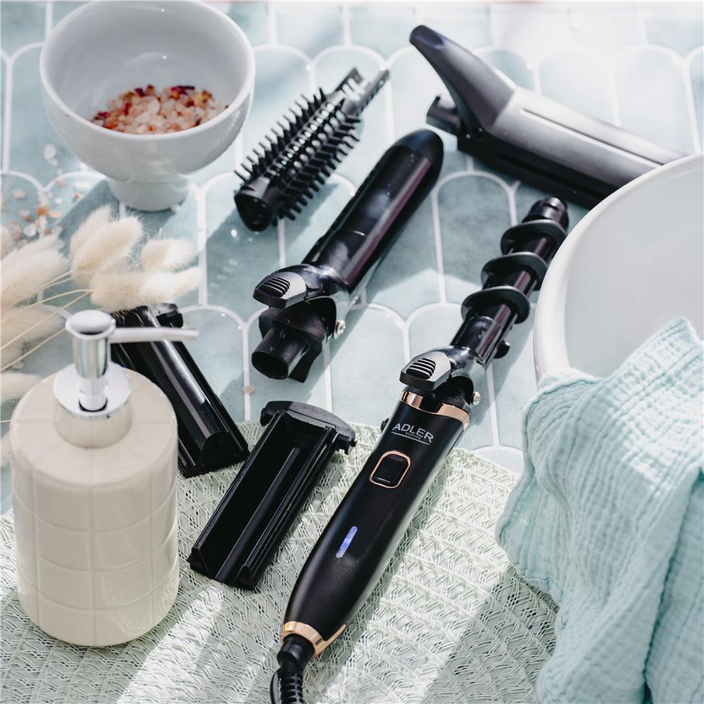 Adler AD 2028 Haarstyling Set 5in1 schwarz – Profi-Styling für Zuhause
