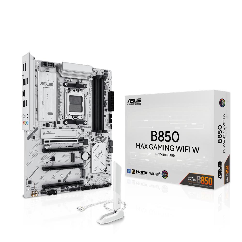 ASUS B850 MAX GAMING WIFI W Mainboard AM5 ATX DDR5 PCIe 5.0 WiFi 6E