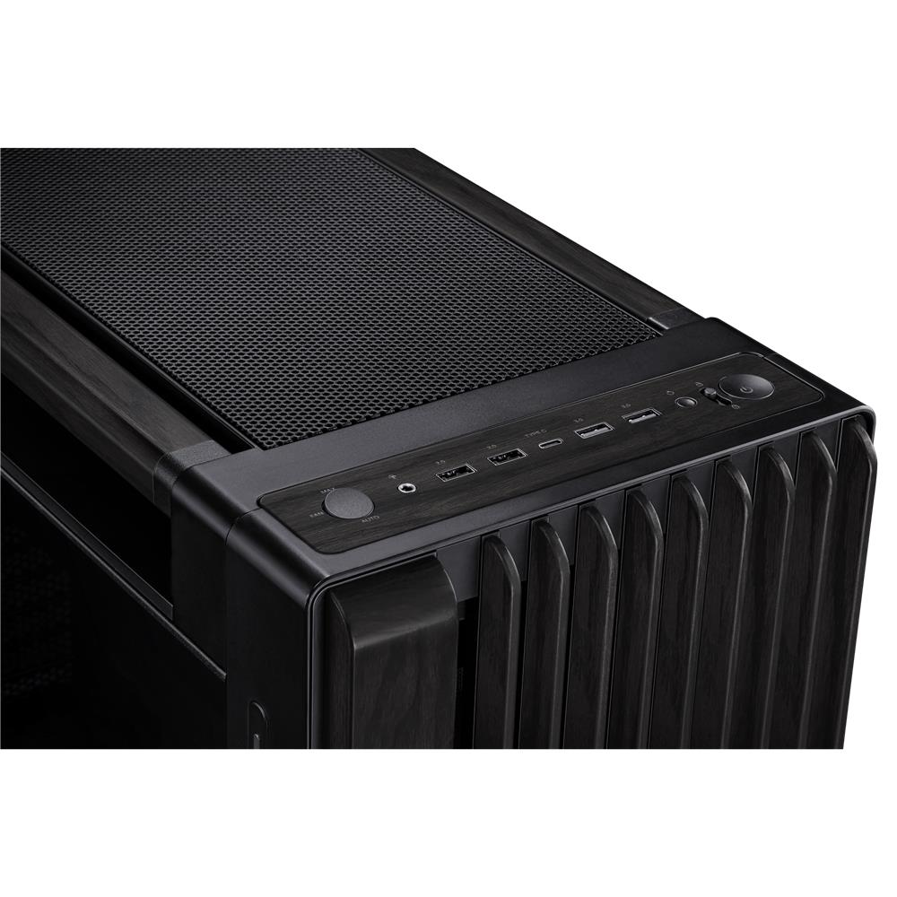 ASUS ProArt PA602 Wood Edition TG E ATX PC Gehäuse mit 420 mm Radiator und USB 20Gbps