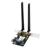 ASUS PCE‑BE6500 WiFi 7 PCI‑E Adapter mit 6 GHz, 4096‑QAM und Bluetooth 5.4