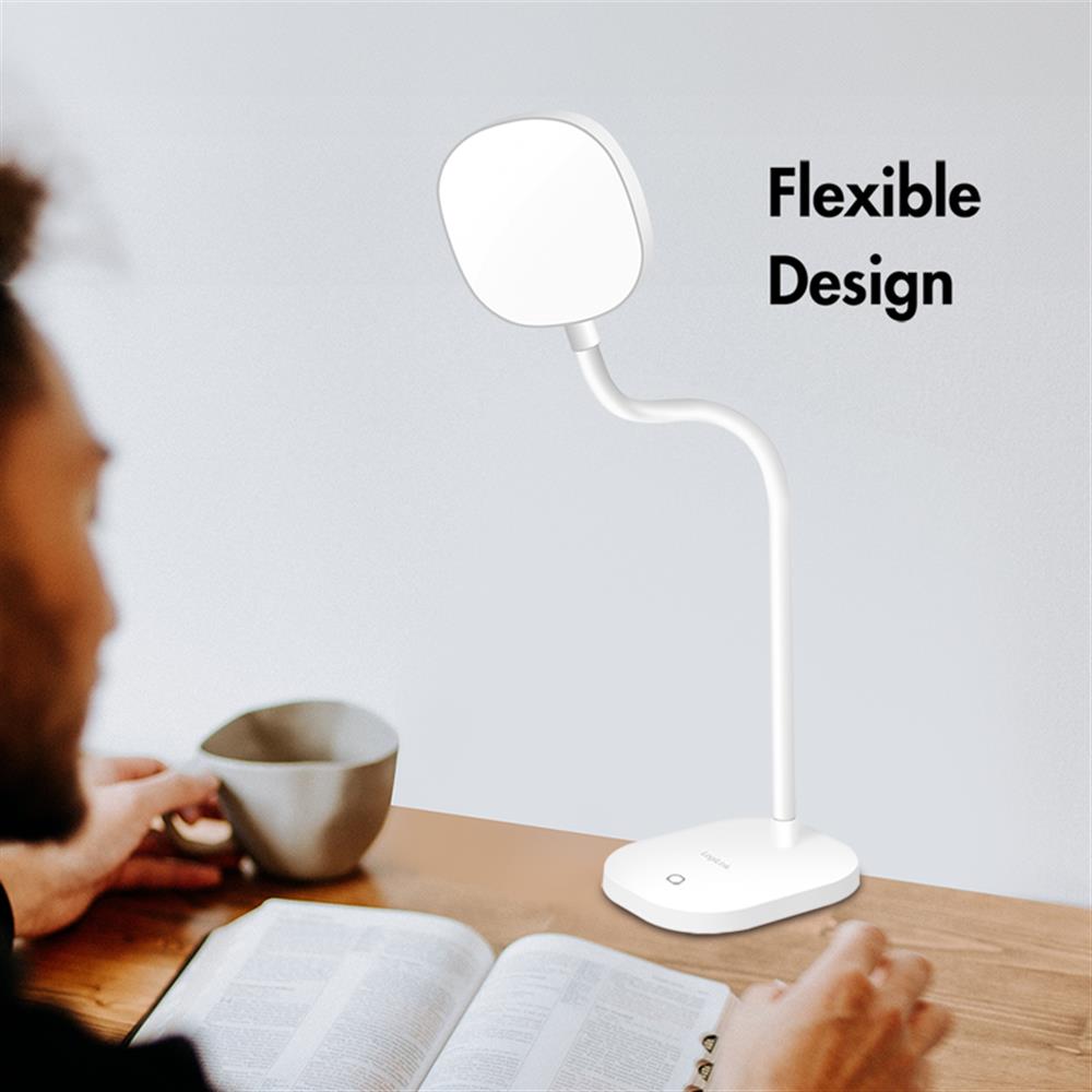 LogiLink LED-Schreibtischlampe, 5000 K, 240 lm, flexibel, Touch-Bedienung, USB‑C