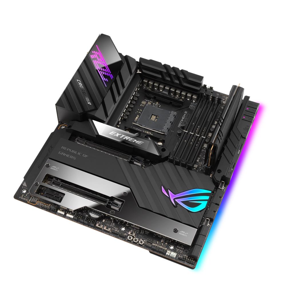 ASUS ROG CROSSHAIR VIII EXTREME AMD X570 Gaming-Mainboard EATX PCIe 4.0 WiFi 6E SATA M.2 USB 3.2