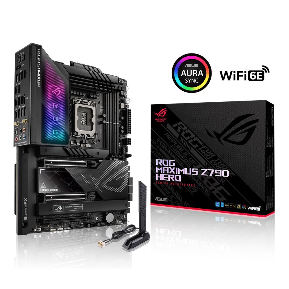 ASUS ROG Maximus Z790 Hero Gaming Mainboard Sockel Intel LGA1700 (ATX, DDR5, M.2, PCIe 5.0, WiFi 6E)