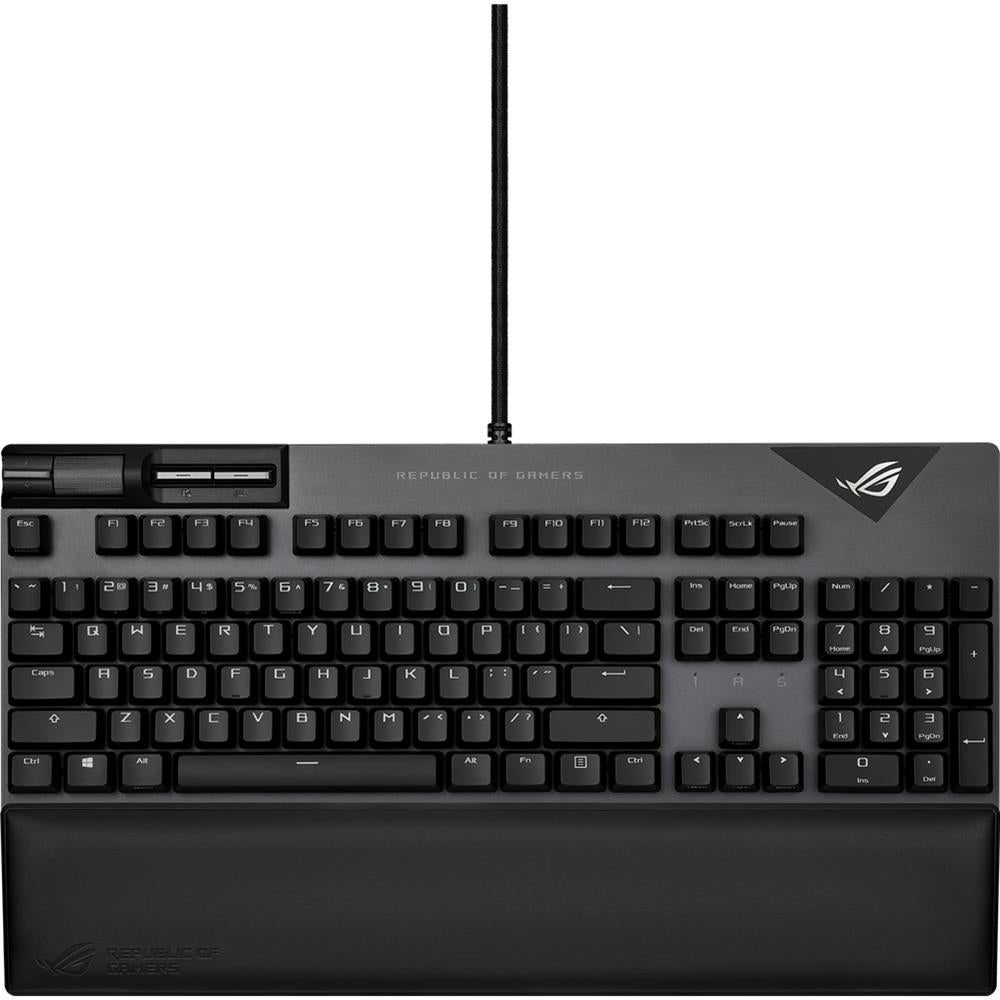 ASUS ROG Strix Flare II mechanische Gaming-Tastatur Deutsches Layout 8000 Hz Polling-Rate RGB-Beleuchtung