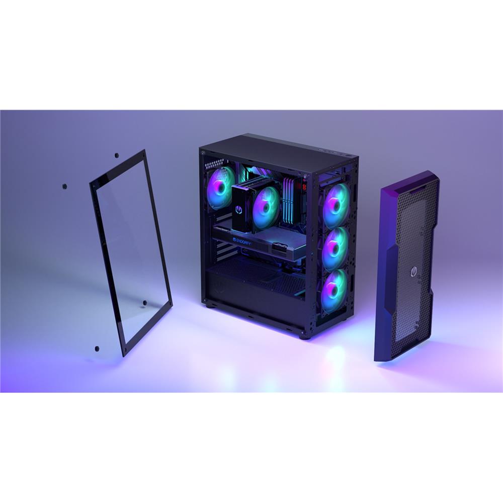 ENDORFY Regnum 400 ARGB, Gehäuse, Glas-Seitenfenster, schwarz