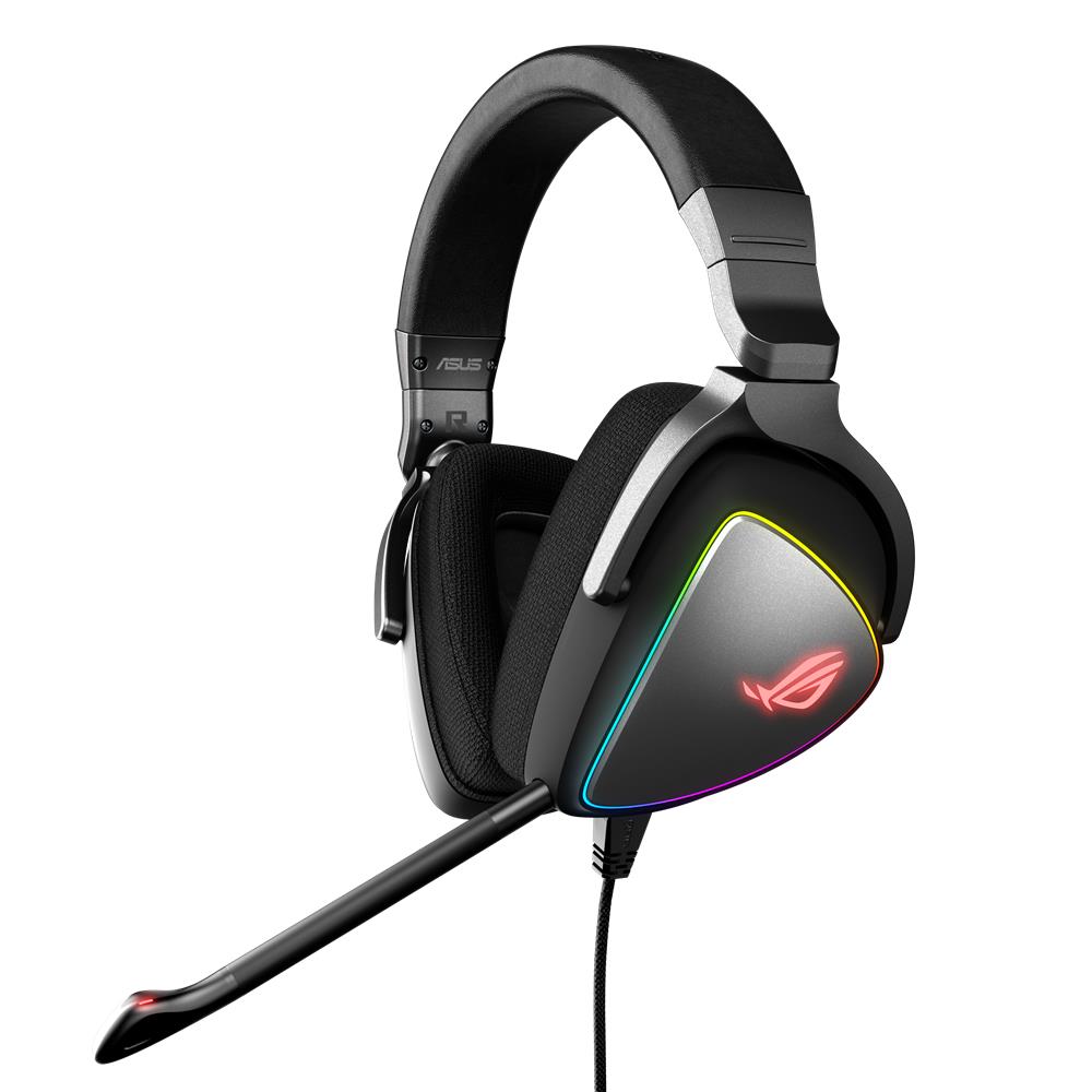 ASUS ROG Delta Gaming Headset Aura Sync USB-Type C ESS-Quad-DAC Schwarz