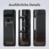 GRAUGEAR Festplattenschutzkoffer Schwarz für 3,5" & 2,5" & M.2 HDD/SSDs 19 Festplatten stoßfest hitzebeständig wasserfest sichere Lagerung