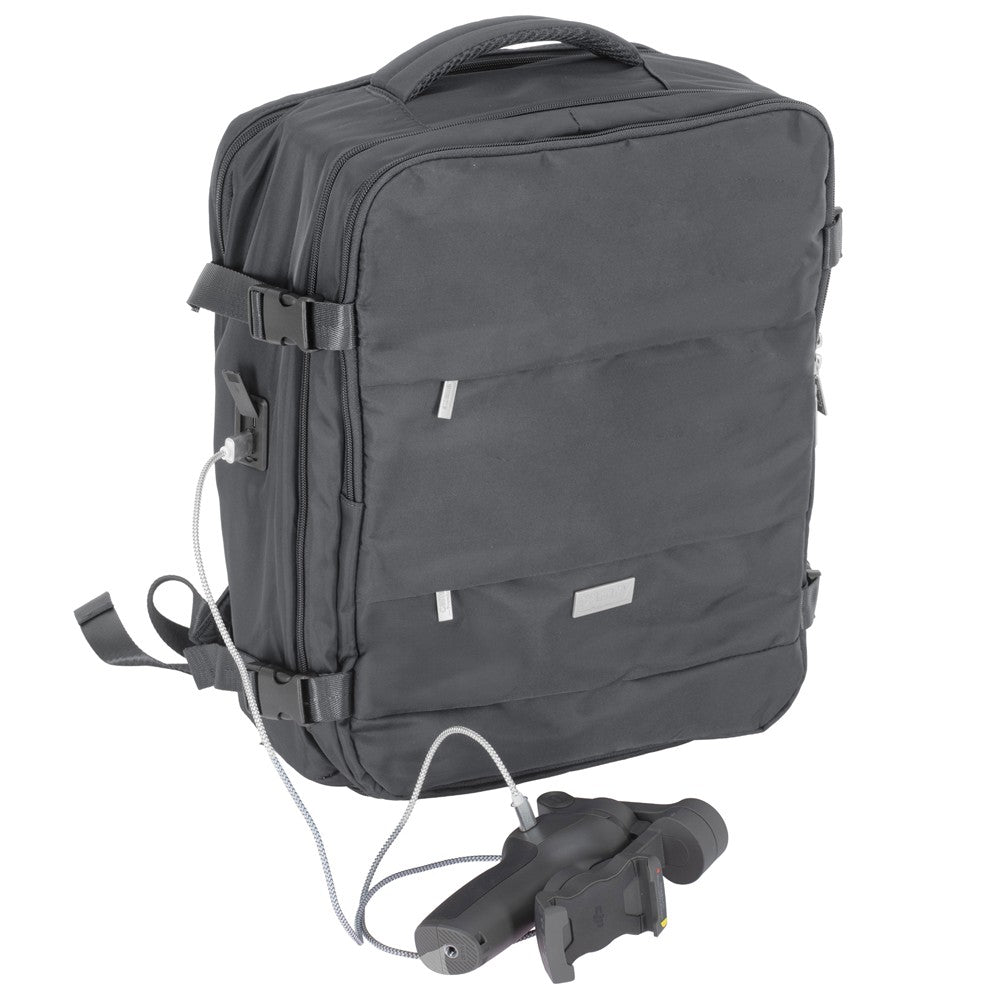 Camry CR 6880dg Reiserucksack 24 Liter, Handgepäck Rucksack mit Laptopfach bis 17 Zoll, Schuhfach, Nassfach, RFID-Fach, Business, Sport und Reisen, dunkel grau