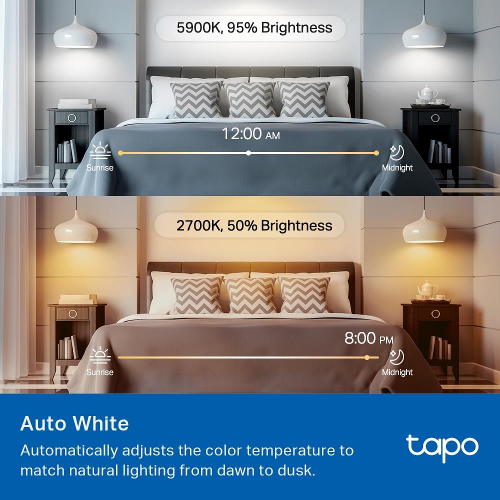 TP-Link Tapo L535E Smart WLAN Lampe E27 Multicolor dimmbar Matter 1055lm