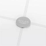 Adler AD 8187 Smart Badezimmerwaage mit App 180 kg LED Weiß