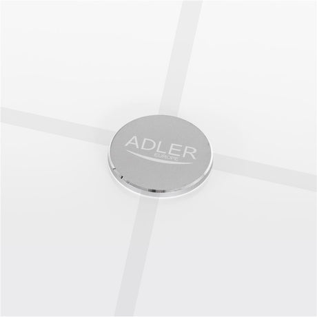 Adler AD 8187 Smart Badezimmerwaage mit App 180 kg LED Personenwaage weiß
