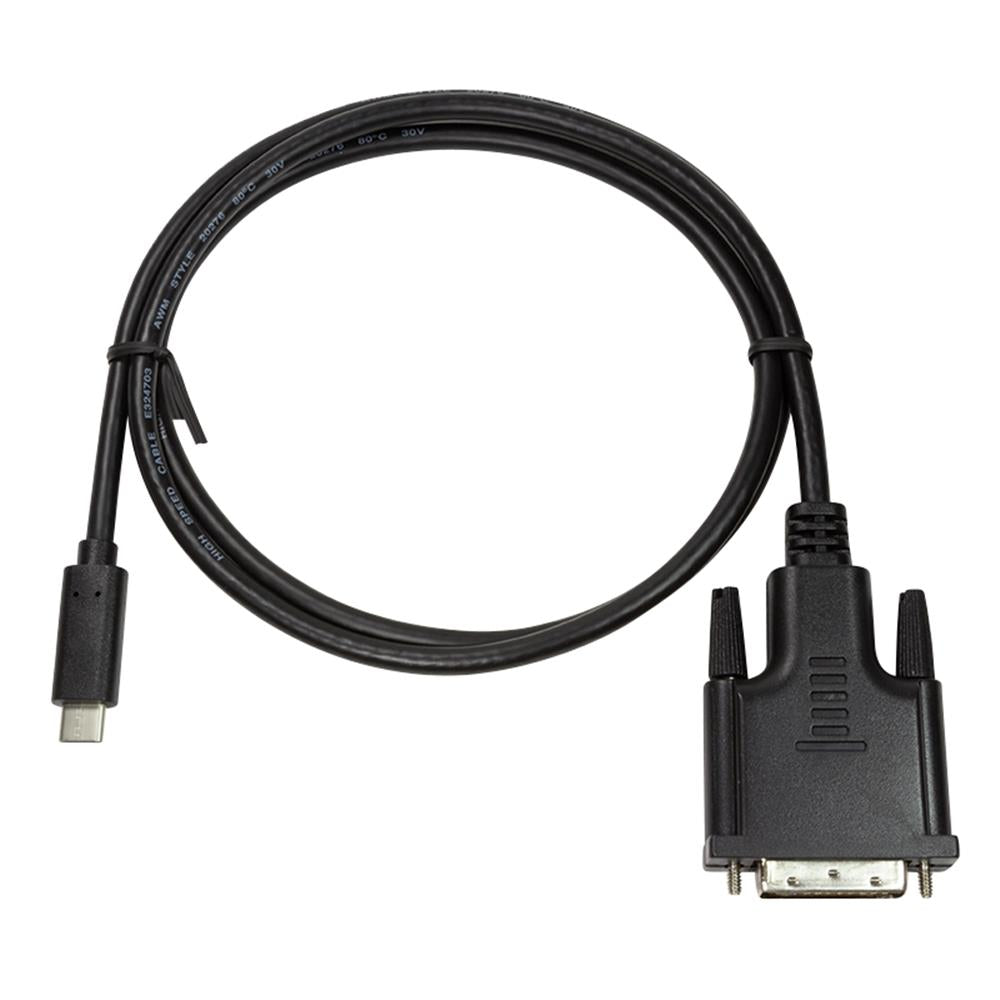 LogiLink USB 3.2 Gen1 Type-C auf DVI-D 24+1 Anschlusskabel 1,8 m schwarz