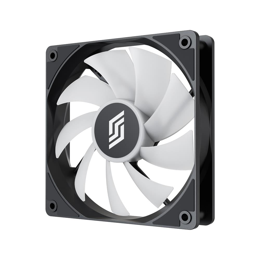 Silentware RF120D-R Black 120mm PWM A-RGB Reverse-Airflow Lüfter mit Daisy-Chain, RGB