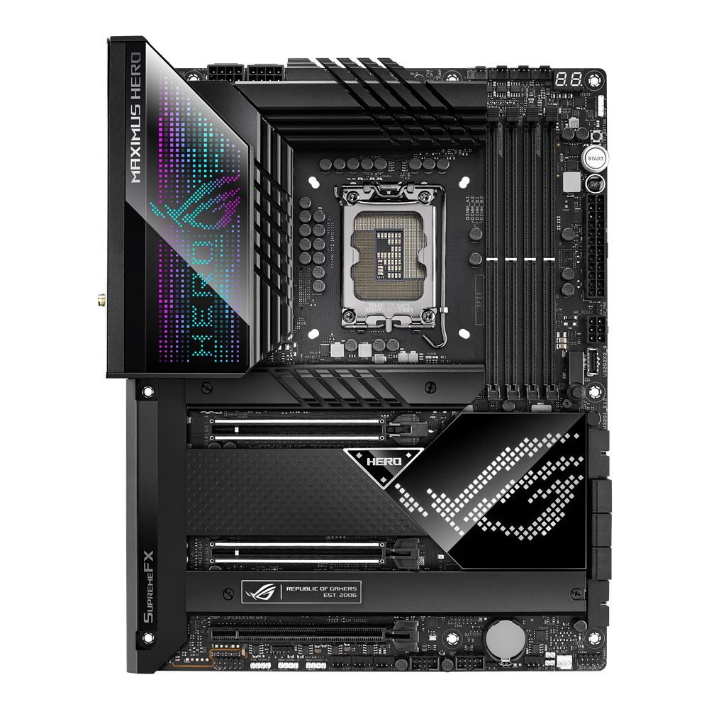 ASUS ROG MAXIMUS Z690 HERO Gaming Mainboard Sockel Intel LGA 1700 ATX DDR5 M.2 USB 3.2 Thunderbolt 4