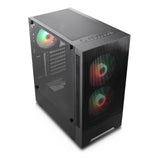 Silentware Flow 100 – Midi Tower mit Mesh-Front, Glas-Seitenfenster & 3 A-RGB Lüftern, Daisy-Chain