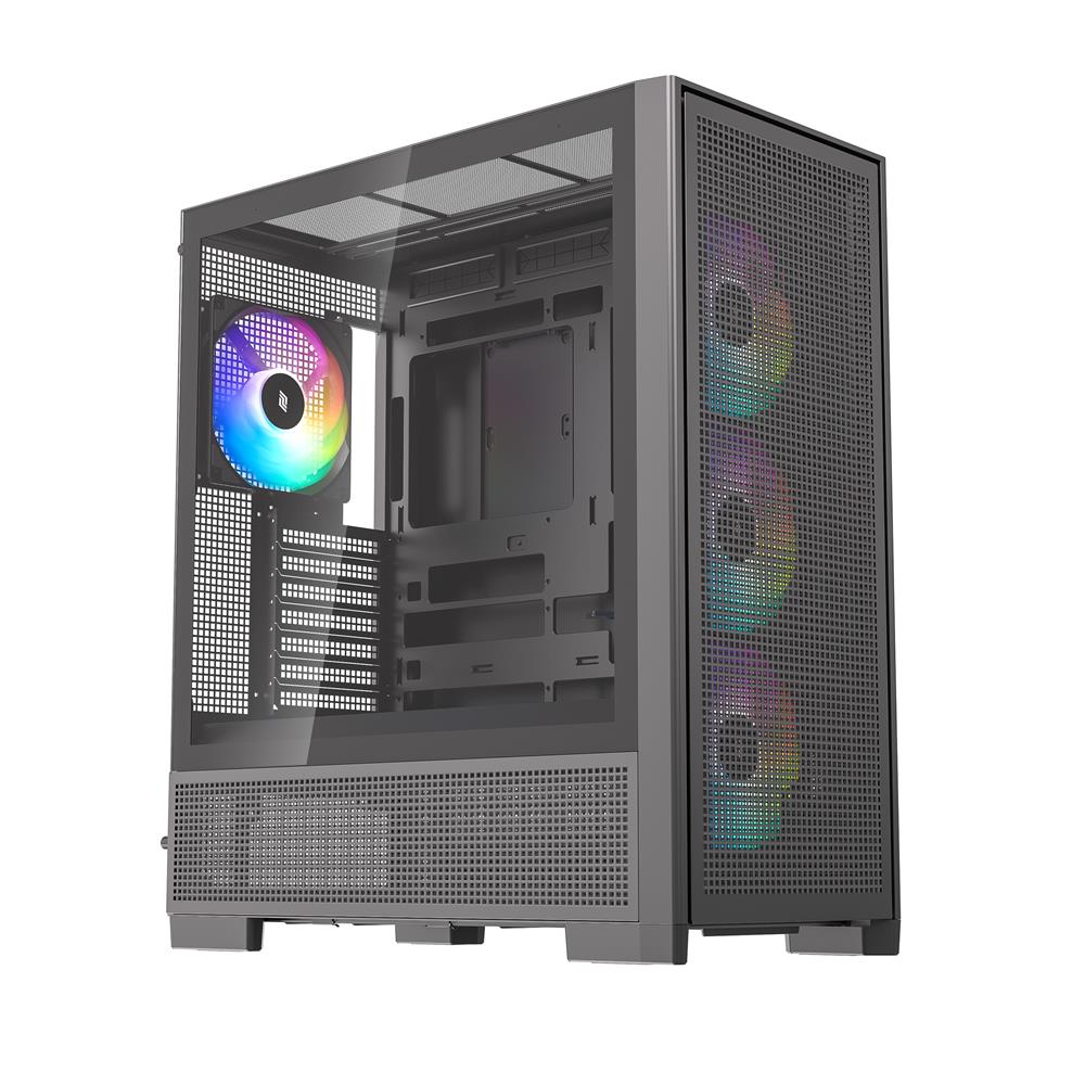Silentware Air 2000 A-RGB Black – Midi Tower mit Glas-Seitenfenster & 7 RGB-Lüftern für maximalen Airflow
