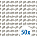 LogiLink RJ45 Modularstecker Cat 6 geschirmt vorne offen 50 Stück