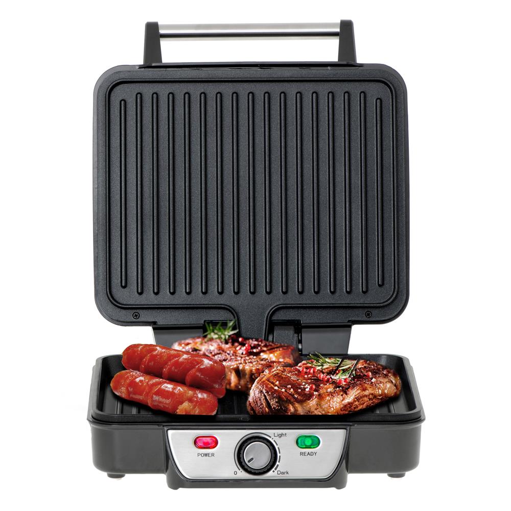 Mesko MS 3050 Kontaktgrill, Elektrogrill, Tischgrill, 2500 Watt, Antihaftbeschichtet