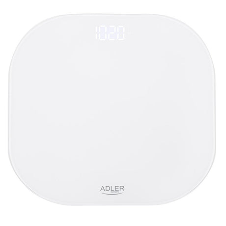 Adler AD 8188 Digitale Badezimmerwaage 180 kg mit LED Anzeige Weiß